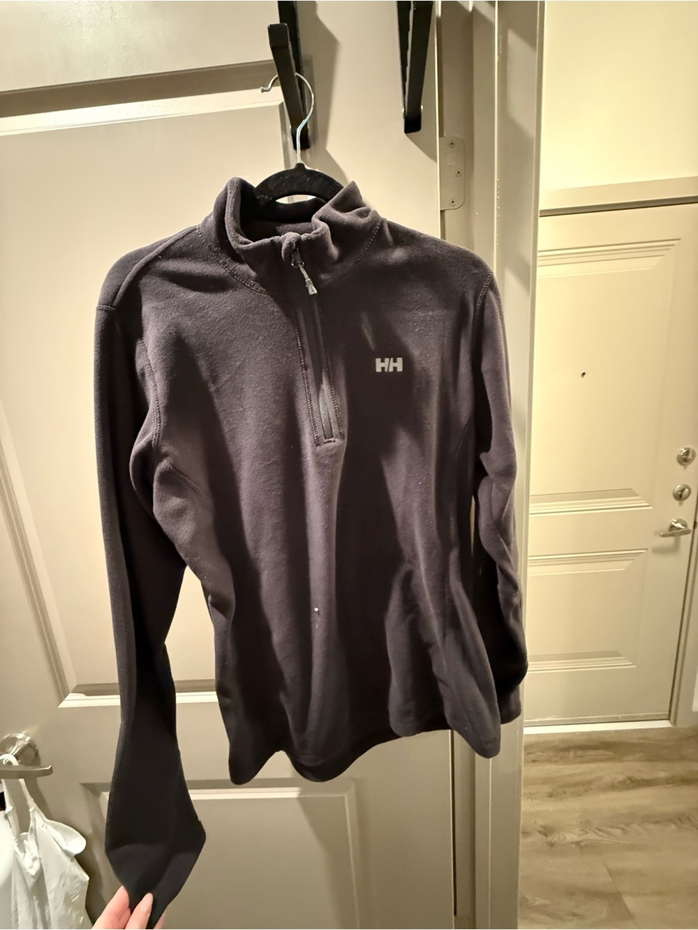 Helly Hansen Women’s Quarter-Zip Fleece Pullover - Black